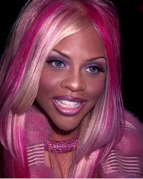 pink lil kim hair.